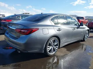 2022 Infiniti Q50 3.0t SIGNATURE EDITION with VIN JN1EV7CPXNM311849, listed as a IAAI auction lot 41358243 with 33,881 mi miles. Bid and sale history available at carsss.com. Image 4.