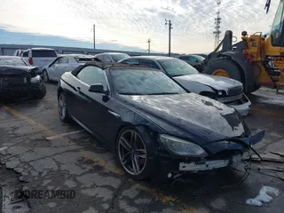 2012 BMW 6 Series 640i with VIN WBALW7C52CC618691, listed as a IAAI auction lot 41305802 with Not Provided miles and . Bid and sale history available at carsss.com. Image 1.