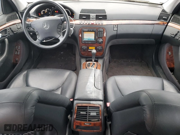 2002 Mercedes-Benz S-Class 5.0L with VIN WDBNG75J62A283821, listed as a Copart auction lot 72925304 with 93,531 mi miles and Clean Title. Bid and sale history available at carsss.com. Image 8.