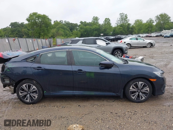 2017 Honda Civic EX-L with VIN 19XFC1F76HE008408, listed as a IAAI auction lot 42365568 with 59,948 mi miles and . Bid and sale history available at DreamBid. Image 13.