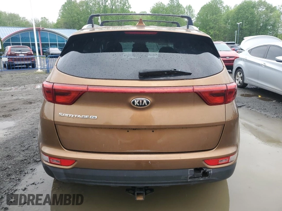 2017 Kia Sportage LX with VIN KNDPM3AC3H7033462, listed as a Copart auction lot 56367445 with 112,419 mi miles and Clean Title. Bid and sale history available at DreamBid. Image 6.