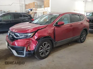 2021 Honda CR-V EX-L with VIN 2HKRW2H86MH659270, listed as a Copart auction lot 62234295 with 47,613 mi miles and Salvage title. Bid and sale history available at DreamBid. Image 1.