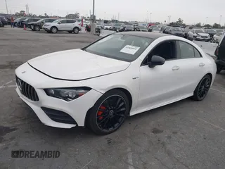 2022 Mercedes-Benz CLA with VIN W1K5J4GB8NN313749, listed as a IAAI auction lot 41869872 with 46,684 mi miles. Bid and sale history available at carsss.com. Image 17.