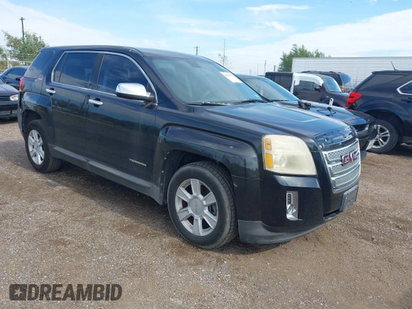 2010 GMC Terrain SLE-1 with VIN 2CTALBEW1A6294574, listed as a IAAI auction lot 41033983 with 166,279 mi miles. Bid and sale history available at carsss.com. Image 1.