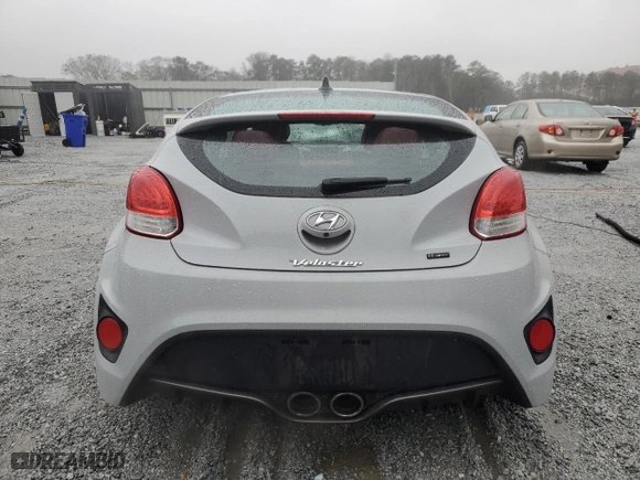 2015 Hyundai Veloster Turbo with VIN KMHTC6AE9FU222552, listed as a Copart auction lot 45099795 with 120,099 mi miles and Salvage Title. Bid and sale history available at carsss.com. Image 6.