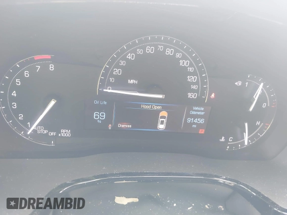 2017 Cadillac XT5 Luxury AWD with VIN 1GYKNDRS0HZ116189, listed as a IAAI auction lot 42091274 with 91,456 mi miles and . Bid and sale history available at carsss.com. Image 7.
