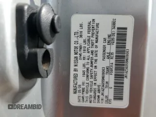 2005 Nissan 350Z with VIN JN1AZ34D55M609063, listed as a Copart auction lot 76796544 with 114,080 mi miles and Salvage Title. Bid and sale history available at DreamBid. Image 12.