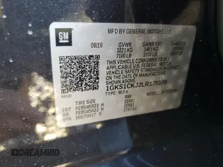 2020 GMC Yukon Denali with VIN 1GKS1CKJ2LR175108, listed as a Copart auction lot 47626985 with 73,397 mi miles and Salvage Title. Bid and sale history available at carsss.com. Image 16.