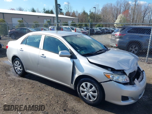 2009 Toyota Corolla with VIN 2T1BU40E59C187108, listed as a IAAI auction lot 41855435 with 67,939 mi miles. Bid and sale history available at carsss.com. Image 1.