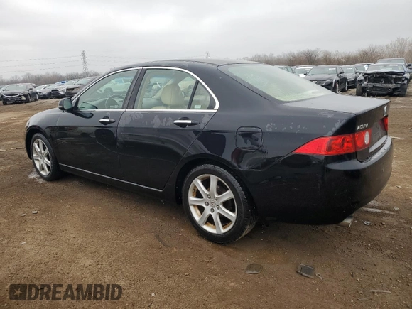 2004 Acura TSX w/Navigation with VIN JH4CL969X4C013680, listed as a Copart auction lot 52547525 with 136,098 mi miles and Salvage title. Bid and sale history available at DreamBid. Image 2.