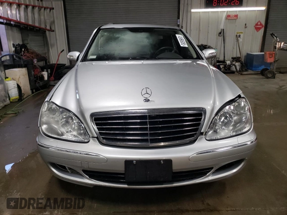 2004 Mercedes-Benz S-Class 4.3L with VIN WDBNG70J84A409753, listed as a Copart auction lot 45666085 with 3,578 mi miles and Salvage Title. Bid and sale history available at carsss.com. Image 5.