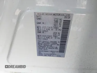 2019 Nissan Pathfinder SV z VIN 5N1DR2MN8KC580359, wystawiony jako IAAI lot #41767664 z przebiegiem 66 248 mil mil oraz . Historia ofert i sprzedaży dostępna na DreamBid. Obrazek 9.