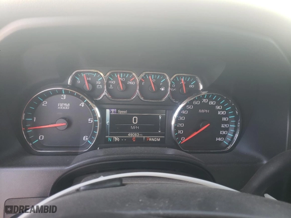 2015 Chevrolet Silverado 1500 LTZ with VIN 3GCPCSEC9FG361414, listed as a Copart auction lot 48363365 with 49,063 mi miles and Clean Title. Bid and sale history available at carsss.com. Image 9.