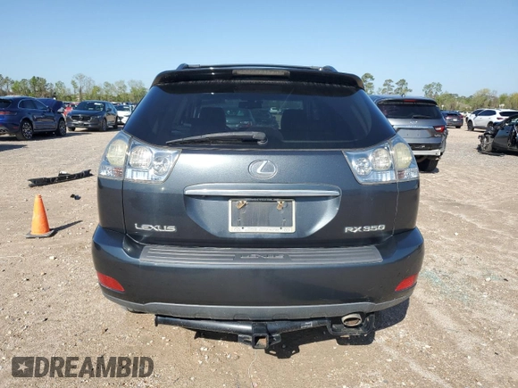 2008 Lexus RX 350 with VIN 2T2GK31UX8C034648, listed as a Copart auction lot 50009105 with 253,799 mi miles and Clean Title. Bid and sale history available at DreamBid. Image 6.