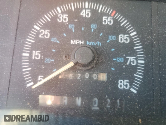 1987 Ford F-150 with VIN 1FTCF15Y7HNA56371, listed as a Copart auction lot 85441274 with 76,200 mi miles and Salvage Title. Bid and sale history available at carsss.com. Image 9.