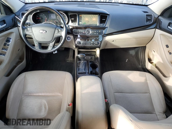 2016 Kia Cadenza Premium with VIN KNALN4D70G5201159, listed as a Copart auction lot 77439264 with 109,934 mi miles and Salvage Title. Bid and sale history available at carsss.com. Image 8.