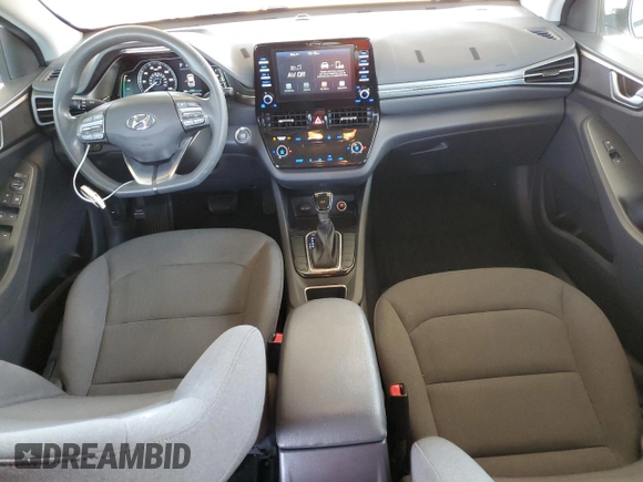 2020 Hyundai Ioniq Blue with VIN KMHC65LC6LU214918, listed as a Copart auction lot 57986465 with 297,217 mi miles and Salvage title. Bid and sale history available at DreamBid. Image 8.