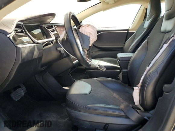 2013 Tesla Model S with VIN 5YJSA1AC9DFP10400, listed as a Copart auction lot 64096555 with 165,166 mi miles and Salvage title. Bid and sale history available at DreamBid. Image 7.