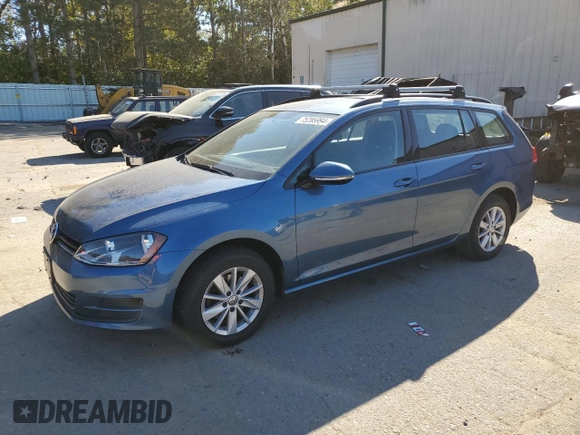 2016 Volkswagen Golf SportWagen TSI S with VIN 3VWC17AU2GM518796, listed as a Copart auction lot 75285994 with 83,535 mi miles and Salvage Title. Bid and sale history available at carsss.com. Image 1.