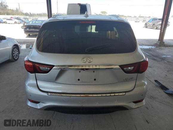 2019 Infiniti QX60 LUXE with VIN 5N1DL0MN1KC530747, listed as a Copart auction lot 52910595 with 52,566 mi miles and Salvage Title. Bid and sale history available at carsss.com. Image 6.