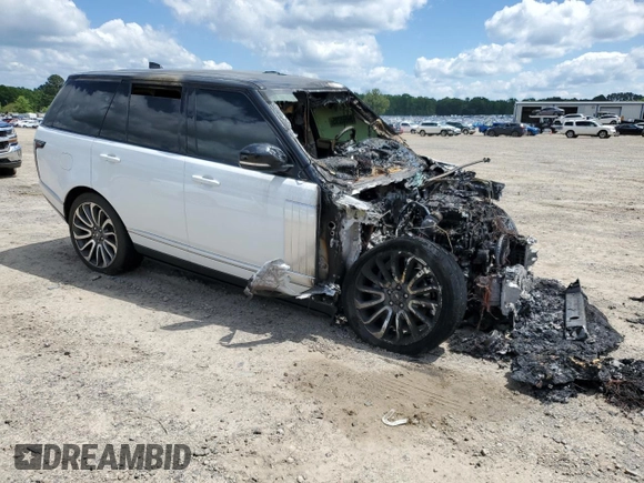 2019 Land Rover Range Rover HSE with VIN SALGS2SV3KA524374, listed as a Copart auction lot 56565285 with Not provided miles and Salvage title. Bid and sale history available at DreamBid. Image 4.