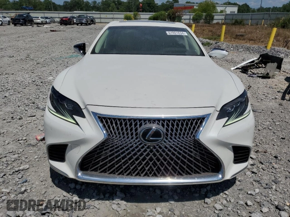 2020 Lexus LS 500 with VIN JTHD51FF1L5012023, listed as a Copart auction lot 61991634 with 128,757 mi miles and Salvage title. Bid and sale history available at DreamBid. Image 5.