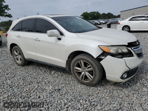 2014 Acura RDX Technology with VIN 5J8TB3H51EL013548, listed as a Copart auction lot 54101785 with 137,208 mi miles and Salvage title. Bid and sale history available at DreamBid. Image 4.