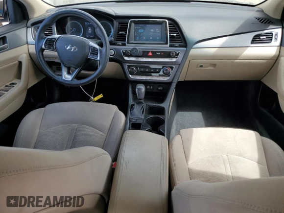 2018 Hyundai Sonata SEL with VIN 5NPE34AF6JH667456, listed as a Copart auction lot 52322835 with 95,047 mi miles and Salvage Title. Bid and sale history available at DreamBid. Image 8.