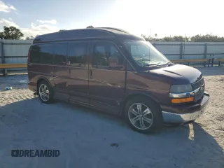 2005 Chevrolet Express Cargo Van YF7 Upfitter with VIN 1GBFG15T751154645, listed as a Copart auction lot 84732304 with 38,363 mi miles and Salvage Title. Bid and sale history available at carsss.com. Image 4.