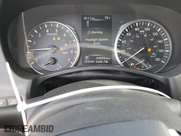 2019 Infiniti Q50 3.0t LUXE with VIN JN1EV7AP0KM518880, listed as a Copart auction lot 42432065 with 63,835 mi miles and Non Repairable. Bid and sale history available at carsss.com. Image 9.