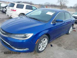 2015 Chrysler 200 Limited with VIN 1C3CCCAB1FN507804, listed as a IAAI auction lot 41854700 with 217,000 mi miles. Bid and sale history available at carsss.com. Image 17.
