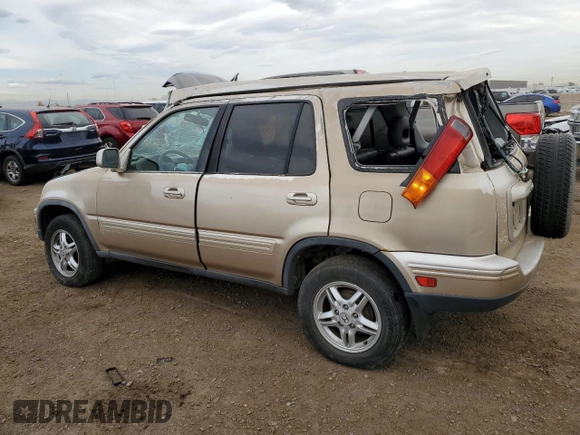 2000 Honda CR-V SE with VIN JHLRD1875YS023974, listed as a Copart auction lot 52357245 with 169,736 mi miles and Salvage Title. Bid and sale history available at carsss.com. Image 2.