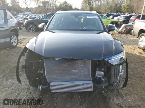 2024 Audi Q5 Premium Plus with VIN WA1BBAFY3R2001614, listed as a Copart auction lot 84690244 with 13,254 mi miles and Salvage title. Bid and sale history available at DreamBid. Image 5.