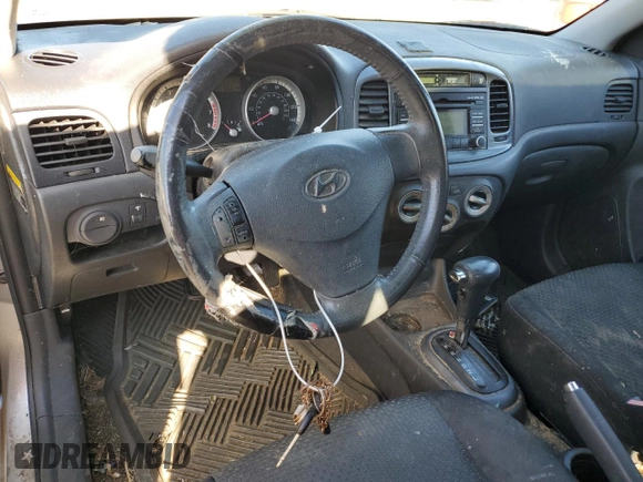 2009 Hyundai Accent Auto SE with VIN KMHCN36C29U139517, listed as a Copart auction lot 50884025 with 55,814 mi miles and Non Repairable. Bid and sale history available at carsss.com. Image 8.