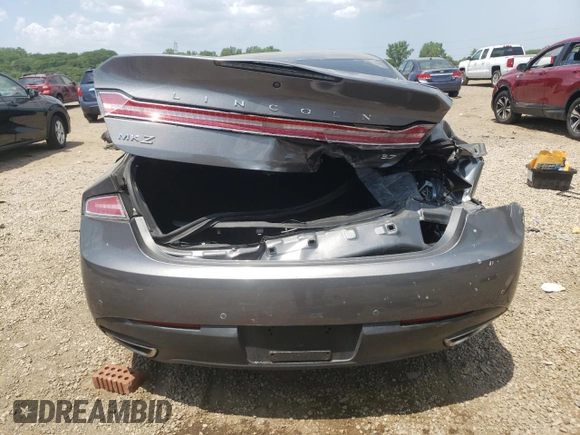 2014 Lincoln MKZ with VIN 3LN6L2GK3ER821536, listed as a Copart auction lot 62462775 with Not provided miles and Salvage title. Bid and sale history available at DreamBid. Image 6.