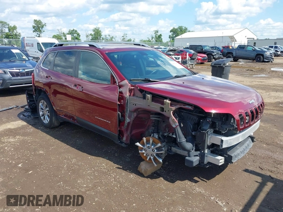 2019 Jeep Cherokee Latitude Plus z VIN 1C4PJLLN2KD147453, wystawiony jako IAAI lot #42552461 z przebiegiem 84 456 mil mil oraz . Historia ofert i sprzedaży dostępna na DreamBid. Obrazek 1.