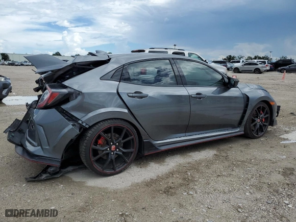 2018 Honda Civic Type R Touring with VIN SHHFK8G73JU203326, listed as a Copart auction lot 69673394 with 80,339 mi miles and Non Repairable. Bid and sale history available at carsss.com. Image 3.