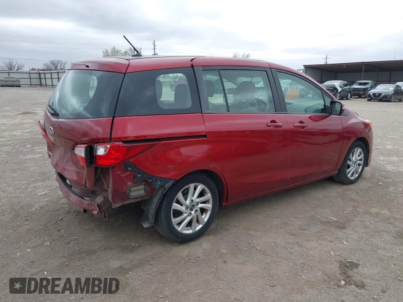 2014 Mazda Mazda5 Sport with VIN JM1CW2BL1E0171734, listed as a IAAI auction lot 41815309 with 107,330 mi miles. Bid and sale history available at carsss.com. Image 4.