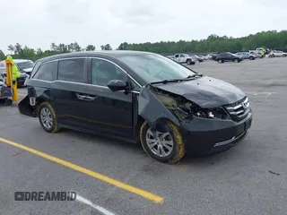 2015 Honda Odyssey EX-L z VIN 5FNRL5H63FB015283, wystawiony jako IAAI lot #42097335 z przebiegiem 167 991 mil mil oraz . Historia ofert i sprzedaży dostępna na DreamBid. Obrazek 1.