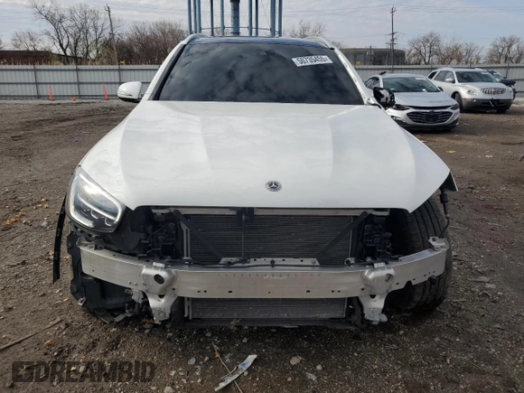 2022 Mercedes-Benz GLC 300 with VIN W1N0G8EBXNV368175, listed as a Copart auction lot 50735455 with 27,699 mi miles and Salvage Title. Bid and sale history available at DreamBid. Image 5.