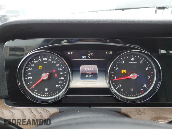 2018 Mercedes-Benz E 300 with VIN WDDZF4KB6JA354764, listed as a Copart auction lot 44742443 with 53,523 mi miles and . Bid and sale history available at DreamBid. Image 9.