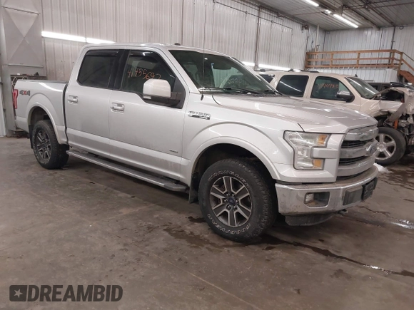 2016 Ford F-150 XLT with VIN 1FTEW1EP7GKD88875, listed as a IAAI auction lot 41455697 with 120,823 mi miles. Bid and sale history available at carsss.com. Image 1.