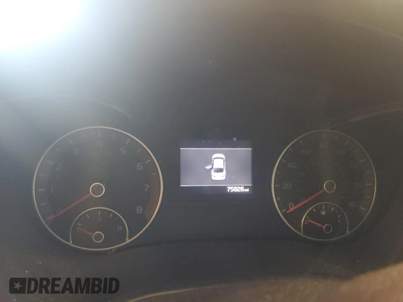 2019 Kia Optima LX z VIN 5XXGT4L30KG313988, wystawiony jako Copart lot #59152725 z przebiegiem 75 826 mil mil oraz Szkoda całkowita • Salvage title. Historia ofert i sprzedaży dostępna na DreamBid. Obrazek 9.