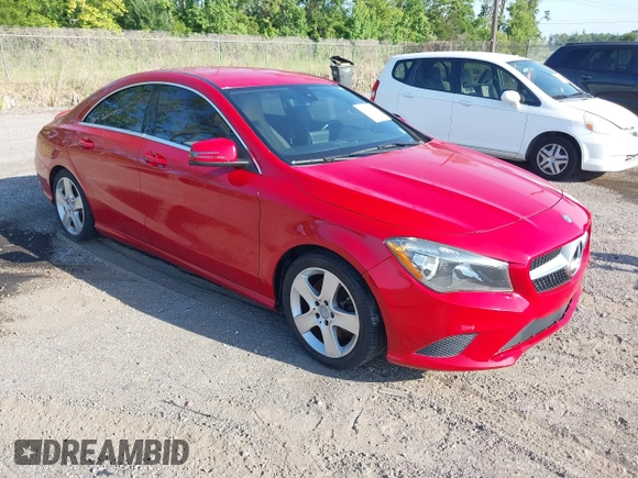 2015 Mercedes-Benz CLA 250 with VIN WDDSJ4GB3FN177437, listed as a IAAI auction lot 42481056 with 93,473 mi miles and . Bid and sale history available at DreamBid. Image 1.