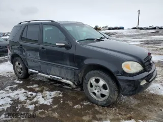 2005 Mercedes-Benz M-Class 3.7L with VIN 4JGAB57E45A539098, listed as a Copart auction lot 51529255 with 186,492 mi miles and Salvage Title. Bid and sale history available at carsss.com. Image 4.