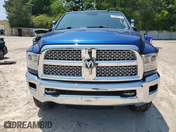 2015 Ram 2500 Laramie with VIN 3C6UR5FL5FG582579, listed as a Copart auction lot 58382715 with 128,605 mi miles and Salvage title. Bid and sale history available at DreamBid. Image 5.