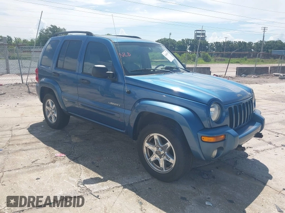 2004 Jeep Liberty Limited with VIN 1J4GL58K84W190314, listed as a IAAI auction lot 42460339 with 125,685 mi miles and . Bid and sale history available at DreamBid. Image 1.