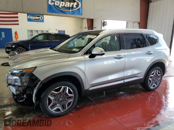 2023 Hyundai Santa Fe Hybrid SEL Premium with VIN 5NMS3DA13PH022728, listed as a Copart auction lot 71202204 with 15,531 mi miles and Salvage Title. Bid and sale history available at carsss.com. Image 1.