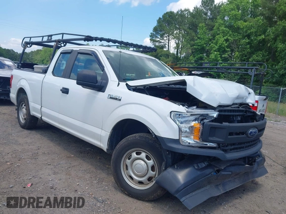 2018 Ford F-150 XL with VIN 1FTEX1CB5JFE55932, listed as a IAAI auction lot 42298917 with 143,923 mi miles and . Bid and sale history available at DreamBid. Image 1.