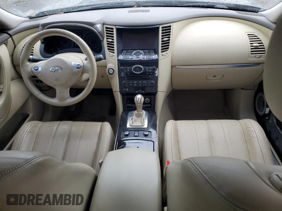 2016 Infiniti QX70 with VIN JN8CS1MW4GM751993, listed as a Copart auction lot 56351675 with Not provided miles and Salvage title. Bid and sale history available at DreamBid. Image 8.